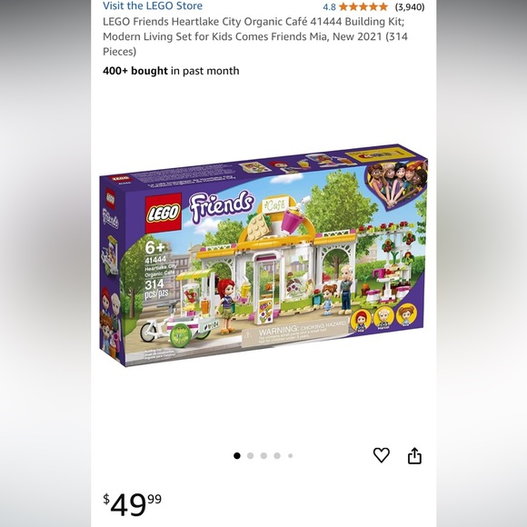 LEGO Friends Heartlake City Organic Café 41444 Building Kit, Factory Sealed - Picture 11 of 11